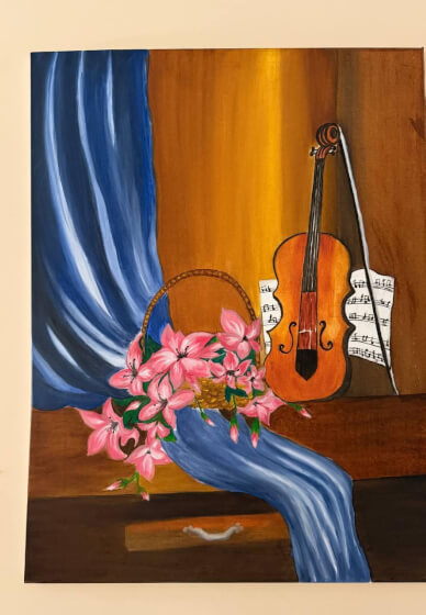 Watercolor, Oil Painting, and Texture Art Class