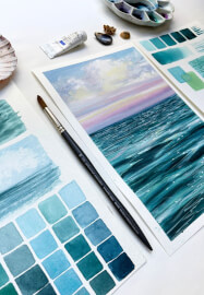 Watercolour and Gouache Workshop: Paint the Ocean