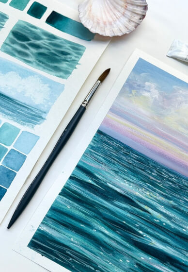 Watercolour and Gouache Workshop: Paint the Ocean
