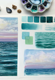Watercolour and Gouache Workshop: Paint the Ocean