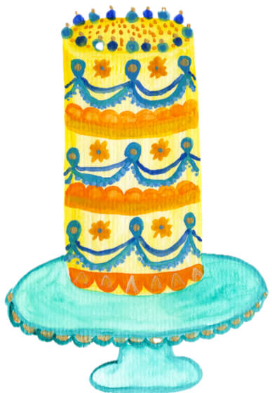 Watercolour Cakes Class