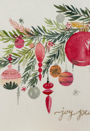 Watercolour Christmas Card Making Workshop
