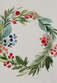 Watercolour Christmas Card Making Workshop