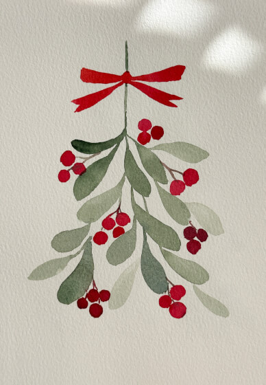 Watercolour Christmas Card Making Workshop