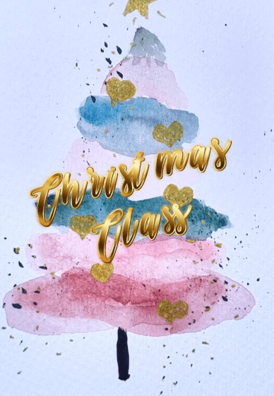 Watercolour Christmas Card Painting Class for Beginners