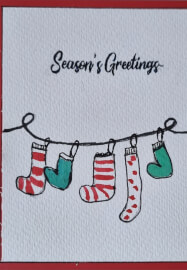 Watercolour Christmas Card Painting Class for Beginners