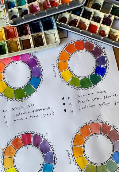 Watercolour Colour Theory Workshop