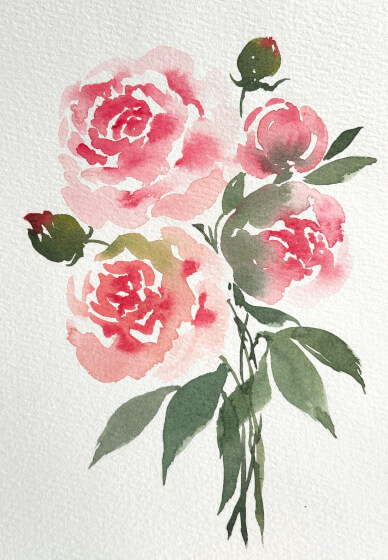 Watercolour Floral Painting Class