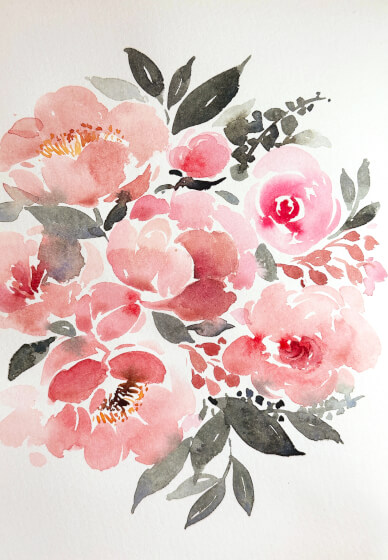 Watercolour Floral Painting Class