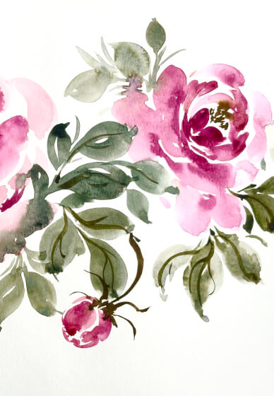 Watercolour Floral Painting Class