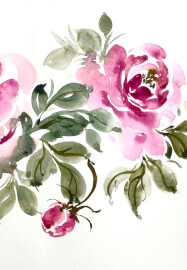 Watercolour Floral Painting Class