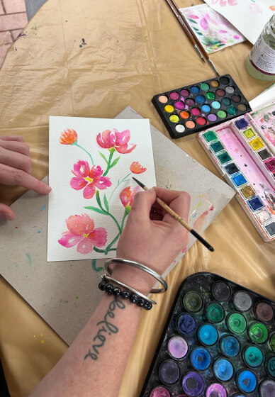 Watercolour Flower Painting Workshop