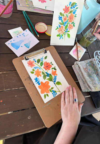 Watercolour Flower Painting Workshop