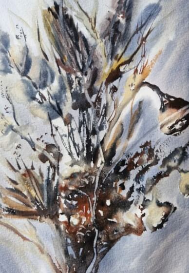 Watercolour from Life Art Workshop: Flowing Flowers
