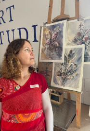 Watercolour from Life Art Workshop: Flowing Flowers