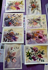 Watercolour from Life Art Workshop: Flowing Flowers