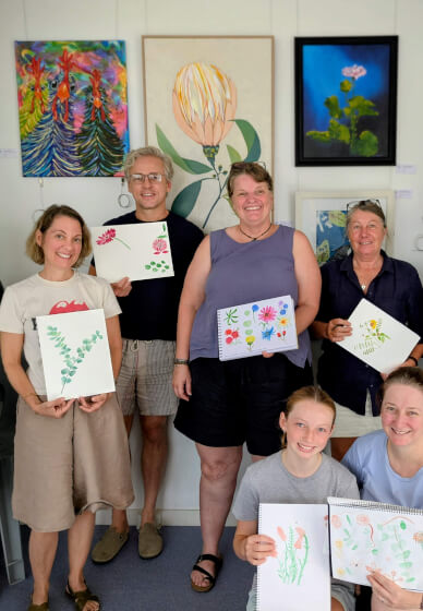 Watercolour Minis: Botanical Stamps Workshop