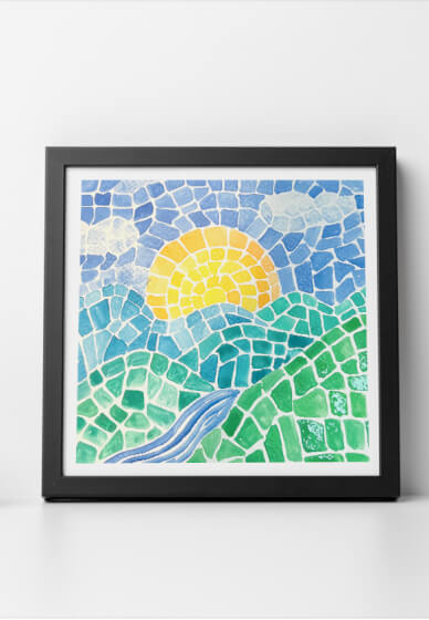 Watercolour Mosaic Workshop