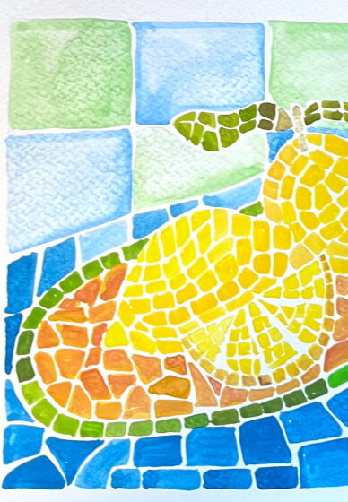 Watercolour Mosaic Workshop