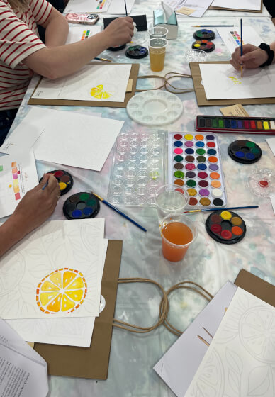 Watercolour Mosaic Workshop