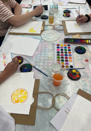 Watercolour Mosaic Workshop