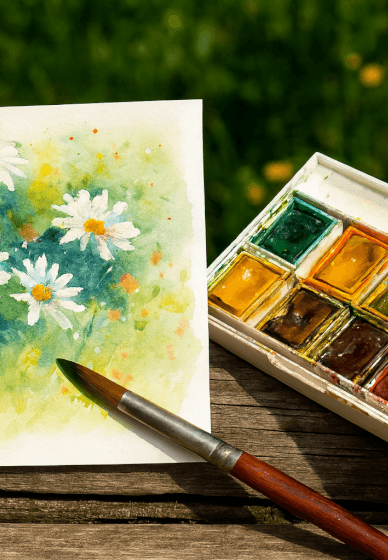 Watercolour Nature and Landscape Painting Class