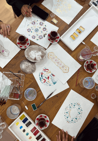 Watercolour Painting Class: Traditional Floral Motifs