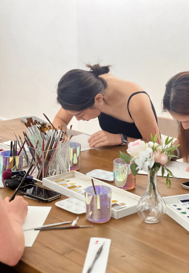 Watercolour Painting Class: Traditional Floral Motifs