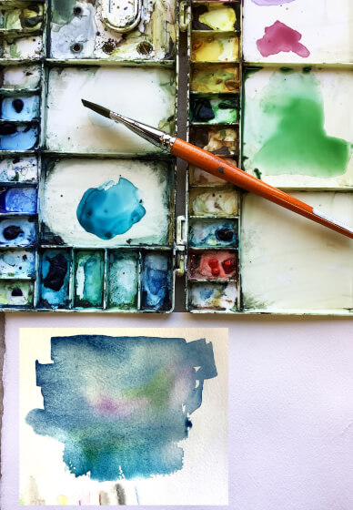 Watercolour Painting Class: Yarra River Landscape