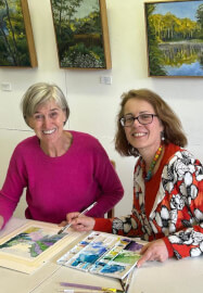 Watercolour Painting Class: Yarra River Landscape