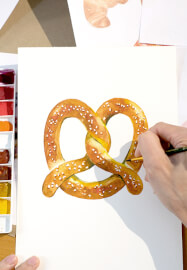 Watercolour Painting Workshop: Food Around the World