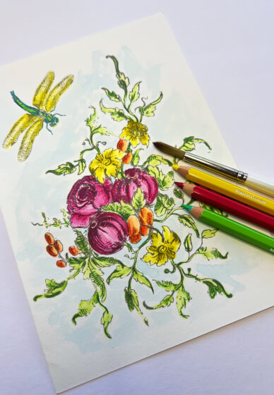 Watercolour Pencil Technique Workshop