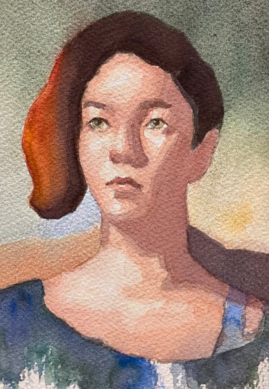 Watercolour Portrait Basics Class