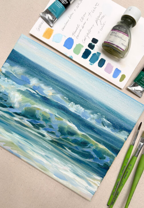 Waves of Light: Oil Painting Workshop for Beginners