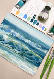 Waves of Light: Oil Painting Workshop for Beginners