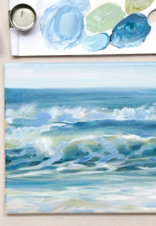 Waves of Light: Oil Painting Workshop for Beginners