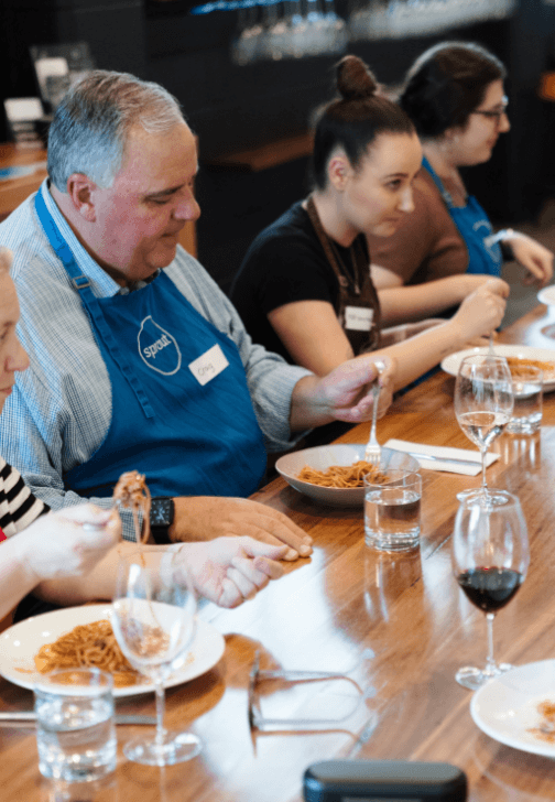We Love Pasta and Pinot Cooking Class