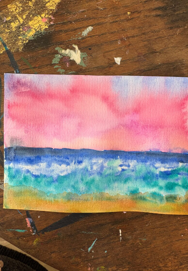 Weave a Watercolour Class