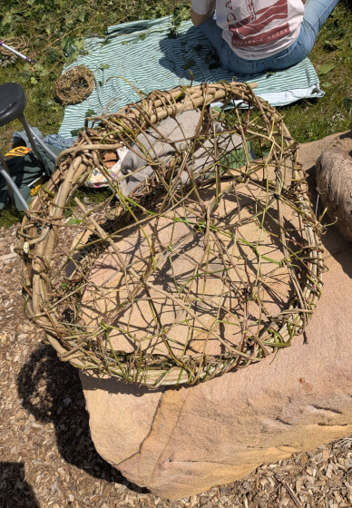 Weaving with Weeds Outdoor Workshop