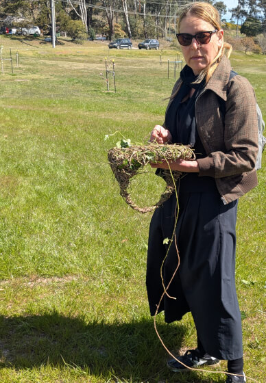 Weaving with Weeds Outdoor Workshop
