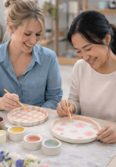 Weekday Pottery Painting Workshop in Perth