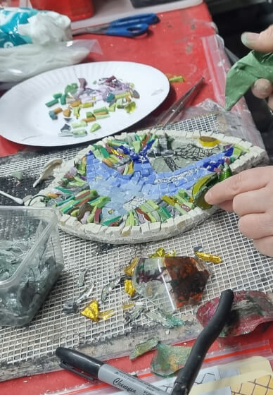 Weekend Mosaic Workshop: SMALTI / Mixed Media