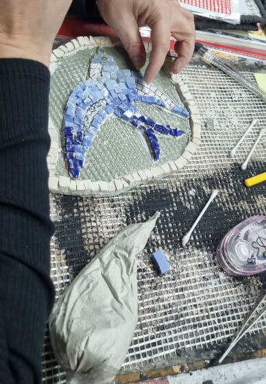 Weekend Mosaic Workshop: SMALTI / Mixed Media