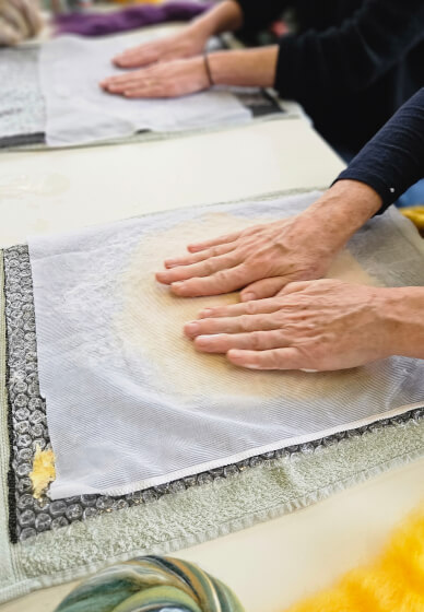 Wet Felted Bowl Workshop