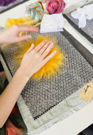 Wet Felted Bowl Workshop