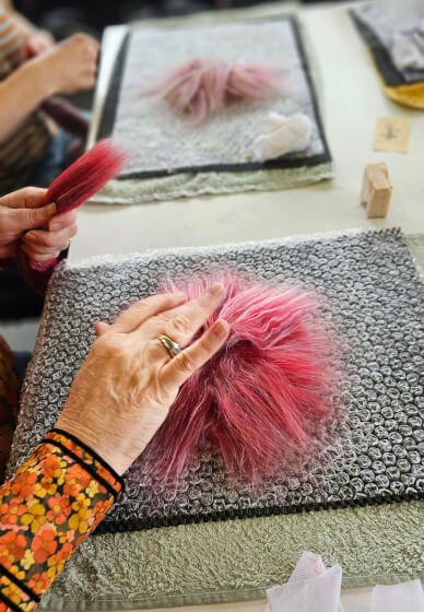 Wet Felted Bowl Workshop