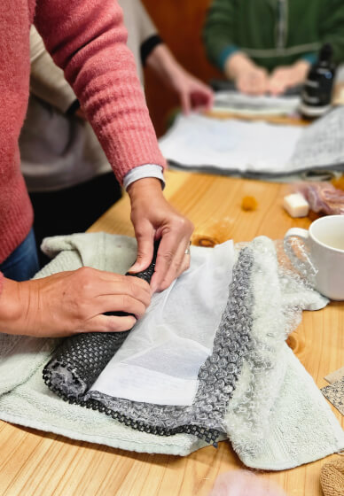Wet Felted Bowl Workshop
