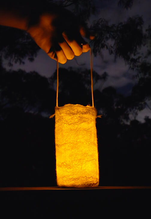 Wet Felted Lantern Workshop