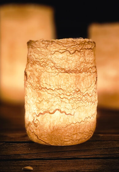 Wet Felted Peaceful Lantern Workshop