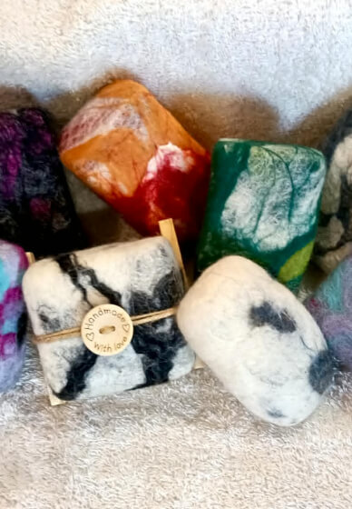 Wet Felted Soap Workshop